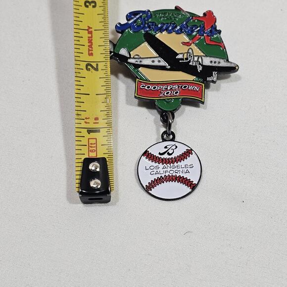 Los Angeles Bombers Cooperstown 2010 Youth Baseball Tournament Trading Pin - Picture 4 of 5